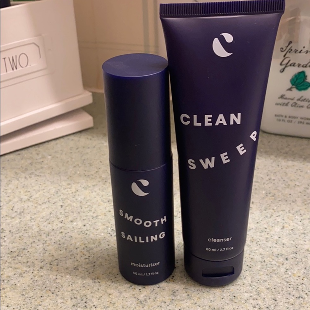 Brand new curology cleanser and moisturizer set